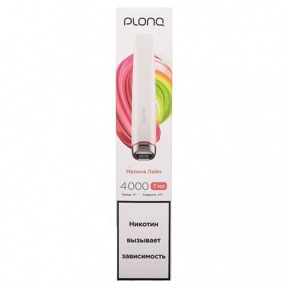 PLONQ PLUS PRO - Малина Лайм (4000 затяжек) купить в Санкт-Петербурге