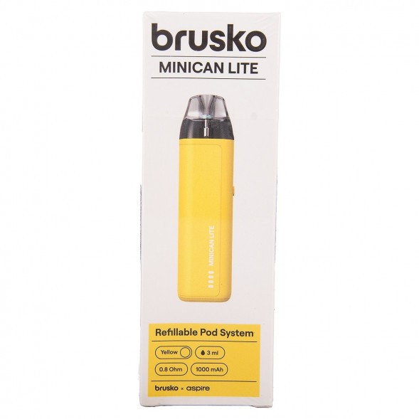 Электронная сигарета Brusko - Minican LITE (Yellow) купить в Санкт-Петербурге