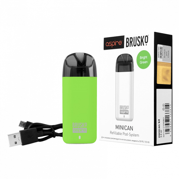 Электронная сигарета Brusko - Minican (350 mAh, Светло-Зелёный) купить в Санкт-Петербурге