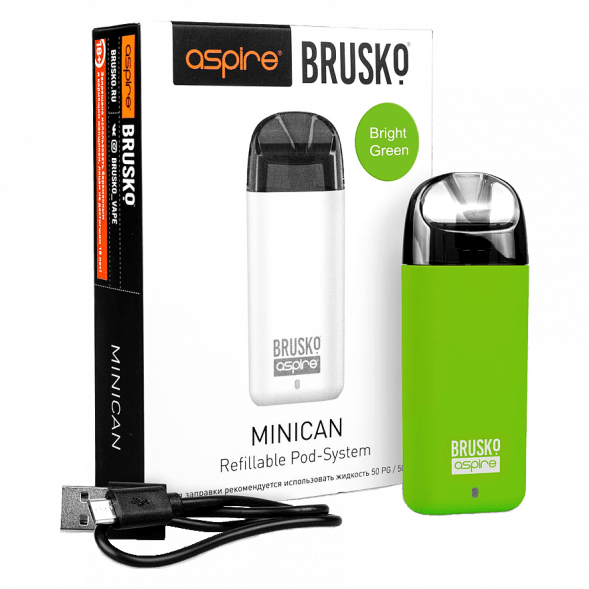 Электронная сигарета Brusko - Minican (350 mAh, Светло-Зелёный) купить в Санкт-Петербурге