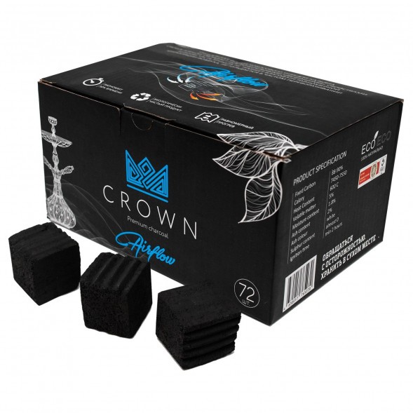 Уголь Crown Airflow (25 мм, 72 кубика) купить в Санкт-Петербурге