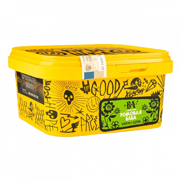 Табак Хулиган - BA (Ромовая Баба, 200 грамм) купить в Санкт-Петербурге