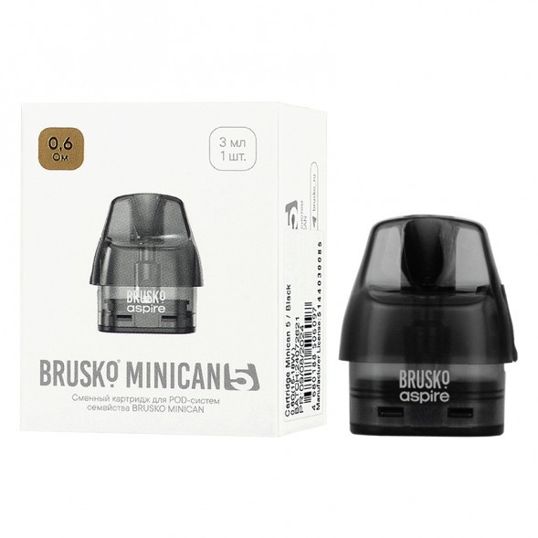 Сменный картридж Brusko - Minican 5 (1 Ом) купить в Санкт-Петербурге