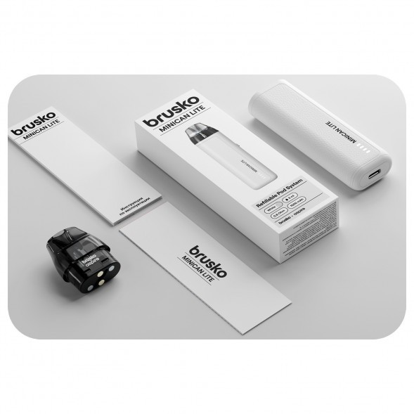 Электронная сигарета Brusko - Minican LITE (White) купить в Санкт-Петербурге