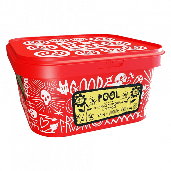 Табак Хулиган - POOL (Кислый Лимонад с Гуавой, 200 грамм) купить в Санкт-Петербурге