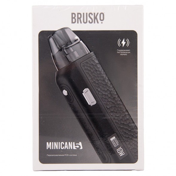 Электронная сигарета Brusko - Minican 5 (Чёрный) купить в Санкт-Петербурге