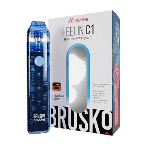 Электронная сигарета Brusko - Feelin C1 (Голубой) купить в Санкт-Петербурге
