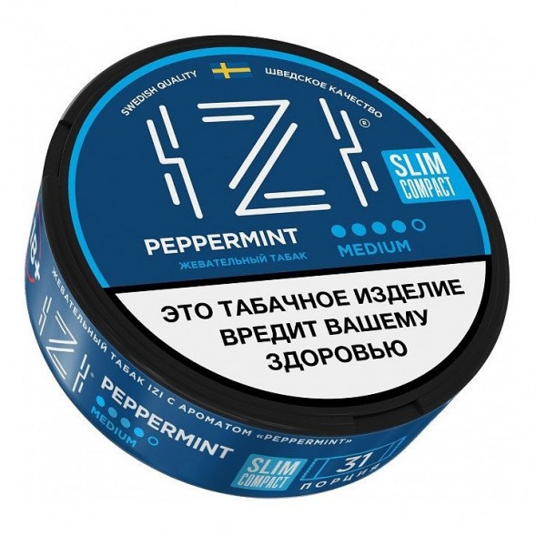 Табак жевательный IZI SLIM - COMPACT Peppermint купить в Санкт-Петербурге