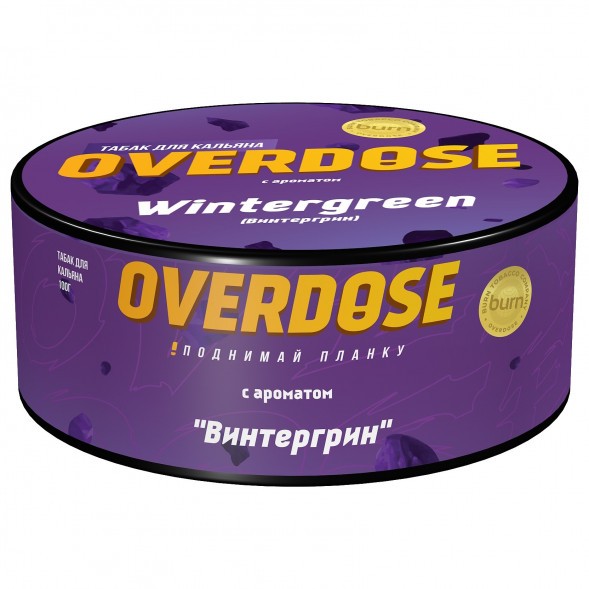 Табак Overdose - Wintergreen (Винтергрин, 100 грамм) купить в Санкт-Петербурге