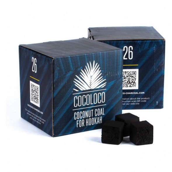 Уголь CocoLoco (26 мм, 64 кубика) купить в Санкт-Петербурге