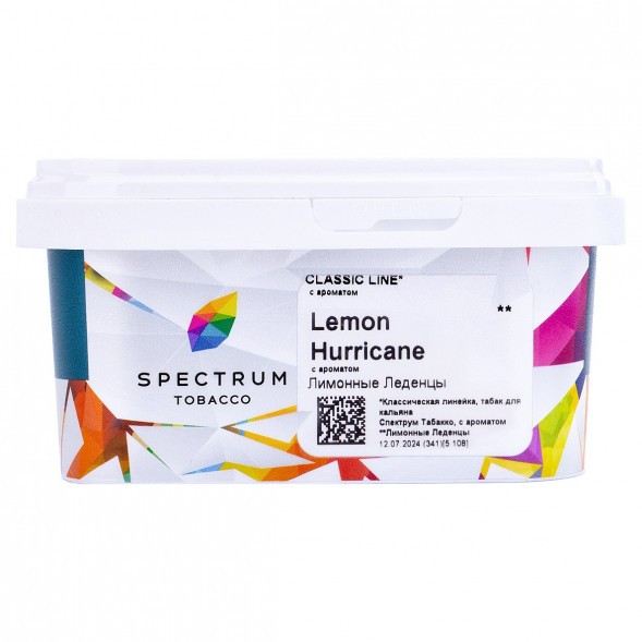 Табак Spectrum - Lemon Hurricane (Лимонные Леденцы, 200 грамм) купить в Санкт-Петербурге