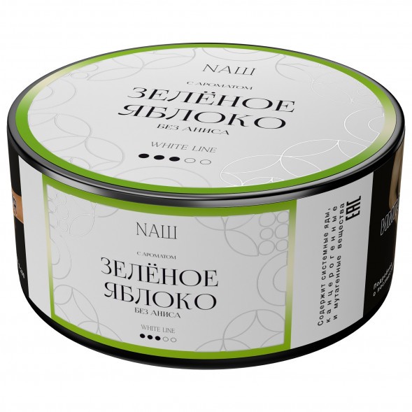 Табак NАШ WHITE - Зелёное Яблоко (100 грамм) купить в Санкт-Петербурге