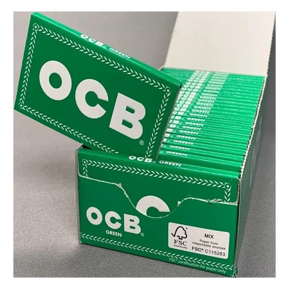Бумага для самокруток OCB - №8 Double Green (100 штук) купить в Санкт-Петербурге