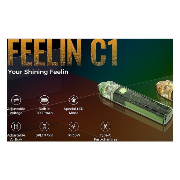 Электронная сигарета Brusko - Feelin C1 (Зелёный) купить в Санкт-Петербурге