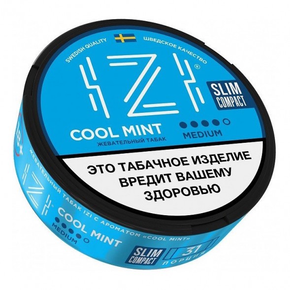 Табак жевательный IZI SLIM - COMPACT Cool Mint купить в Санкт-Петербурге