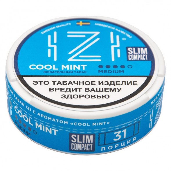 Табак жевательный IZI SLIM - COMPACT Cool Mint купить в Санкт-Петербурге