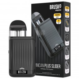 Электронная сигарета Brusko - Minican Plus Slider (Черный)