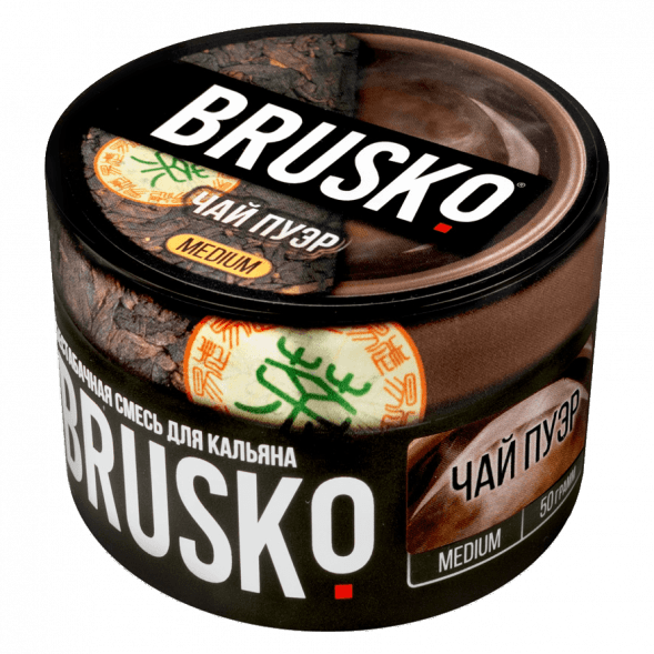 Смесь Brusko Medium - Чай Пуэр (50 грамм) купить в Санкт-Петербурге