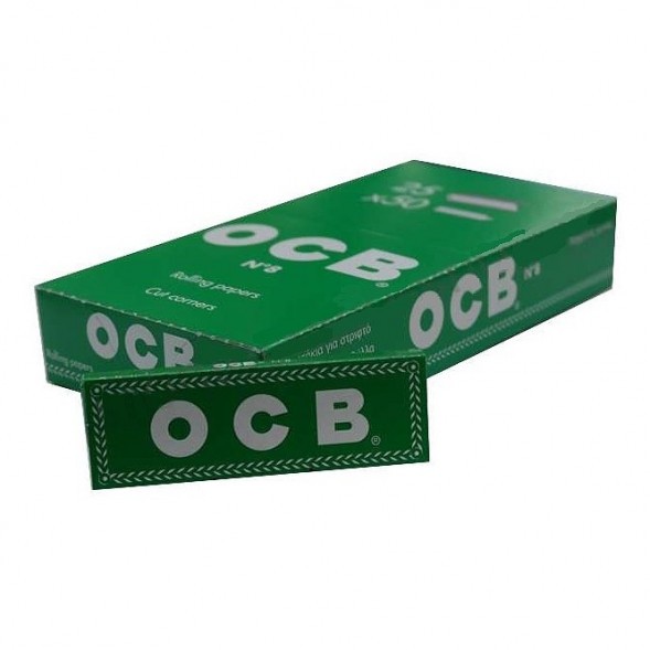 Бумага для самокруток OCB - №8 Green (50штук/25) купить в Санкт-Петербурге
