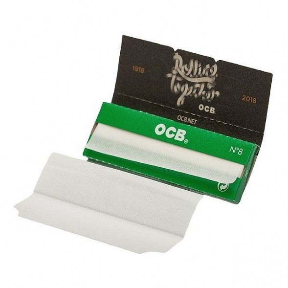 Бумага для самокруток OCB - №8 Green (50штук/25) купить в Санкт-Петербурге