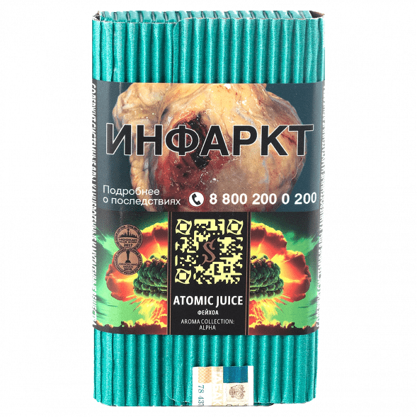 Табак Satyr - Atomic Juice (Фейхоа, 100 грамм) купить в Санкт-Петербурге