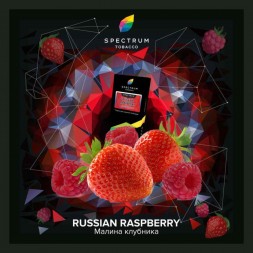 Табак Spectrum - Russian Raspberry (Малина Клубника, 100 грамм)