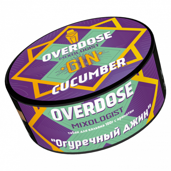 Табак Overdose - Gin Cucumber (Огуречный Джин, 100 грамм) купить в Санкт-Петербурге