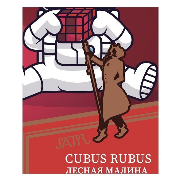 Табак Satyr - Cubus Rubus (Лесная Малина, 200 грамм) купить в Санкт-Петербурге