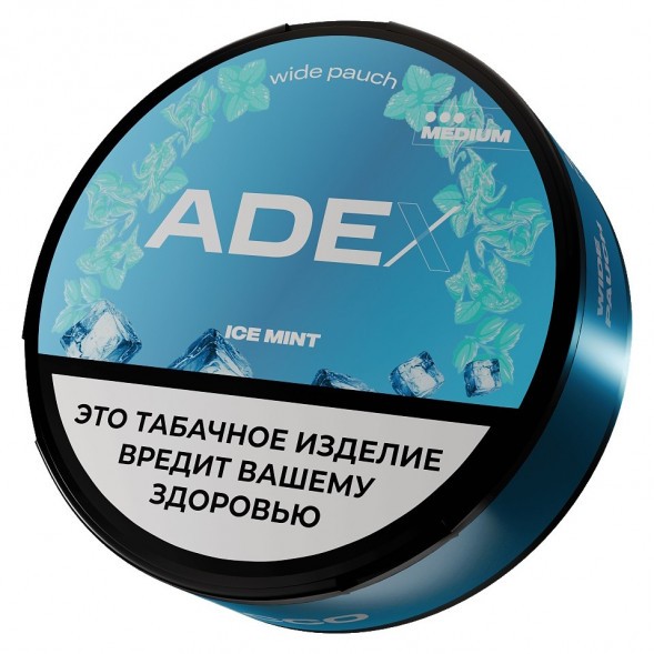 Табак жевательный ADEX MEDIUM WIDE - Ice Mint (Ледяная Мята) купить в Санкт-Петербурге