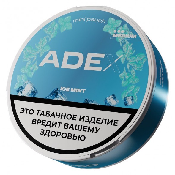 Табак жевательный ADEX MEDIUM MINI - Ice Mint (Ледяная Мята) купить в Санкт-Петербурге