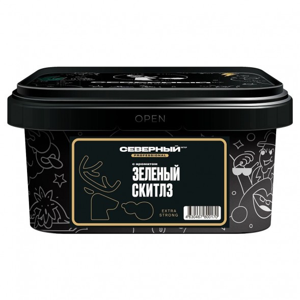 Табак Северный Professional - Зелёный Скитлз (200 грамм) купить в Санкт-Петербурге