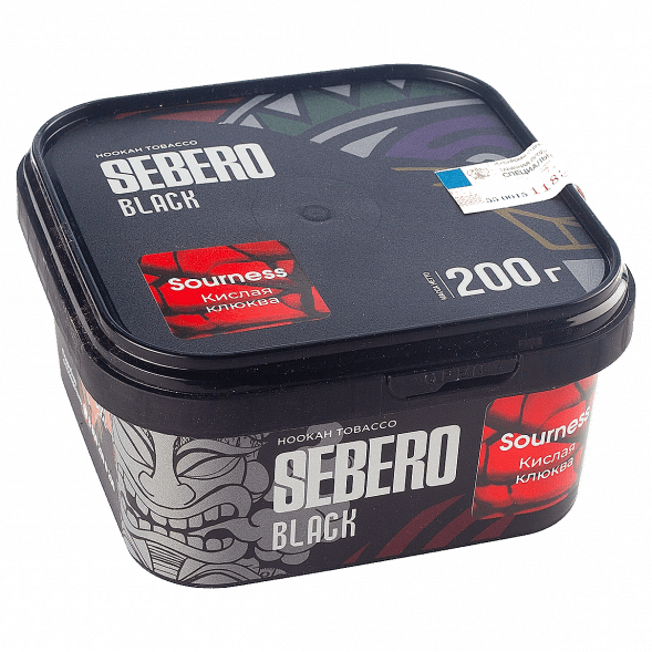 Табак Sebero Black - Sourness (Кислая Клюква, 200 грамм) купить в Санкт-Петербурге