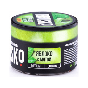 Смесь Brusko Medium - Яблоко с Мятой (50 грамм) купить в Санкт-Петербурге