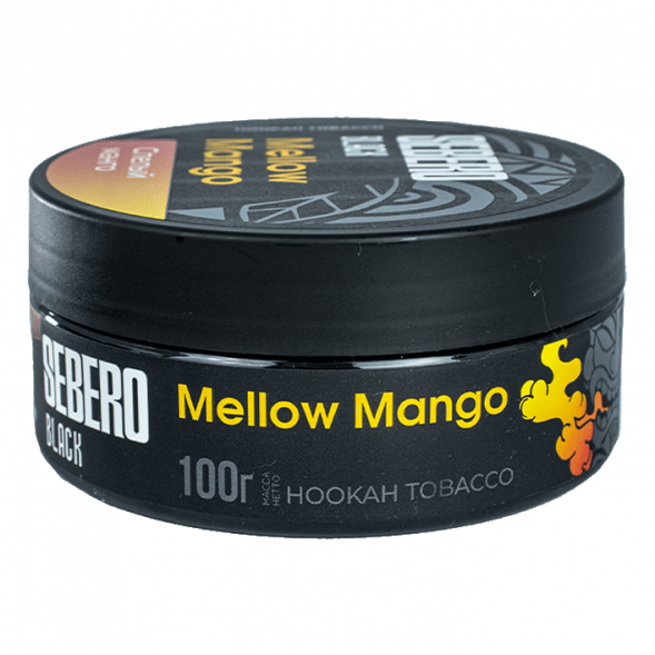 Табак Sebero Black - Mellow Mango (Спелый Манго, 100 грамм) купить в Санкт-Петербурге