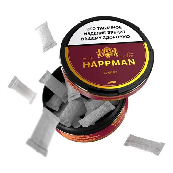 Табак жевательный HAPPMAN - Вишня купить в Санкт-Петербурге