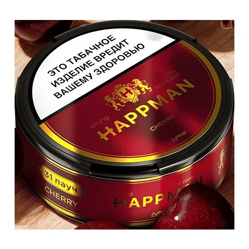 Табак жевательный HAPPMAN - Вишня купить в Санкт-Петербурге