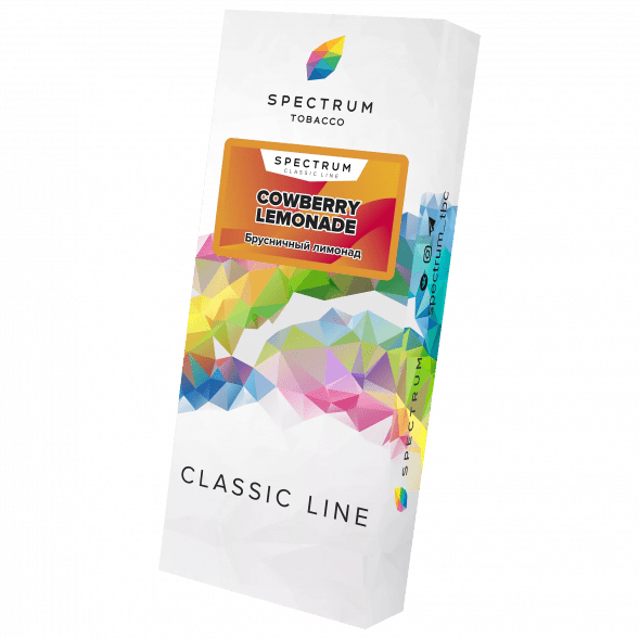 Табак Spectrum - Cowberry Lemonade (Брусничный Лимонад, 100 грамм) купить в Санкт-Петербурге