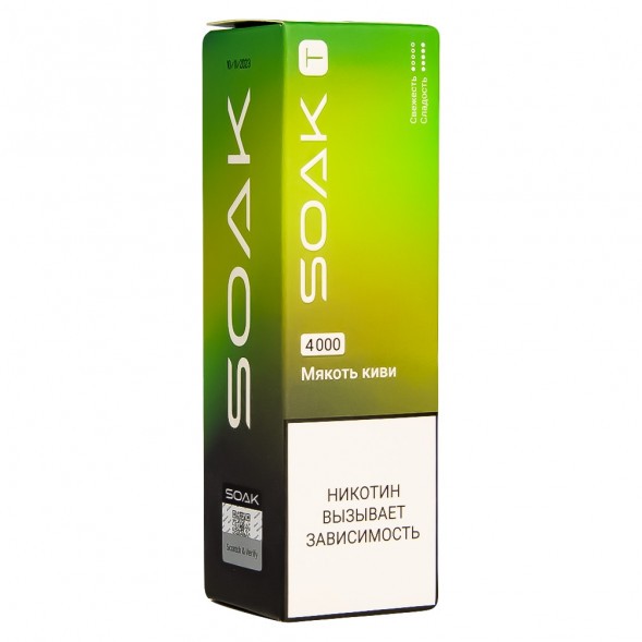SOAK T - Мякоть Киви (4000 затяжек) купить в Санкт-Петербурге