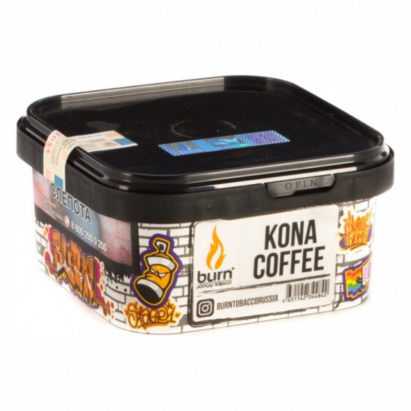 Табак Burn - Kona Coffee (Кона Кофе, 200 грамм) купить в Санкт-Петербурге