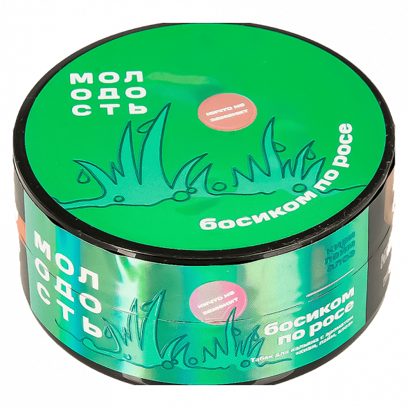 Табак Молодость - Босиком по Росе (Киви, Лайм и Алоэ, 100 грамм) купить в Санкт-Петербурге