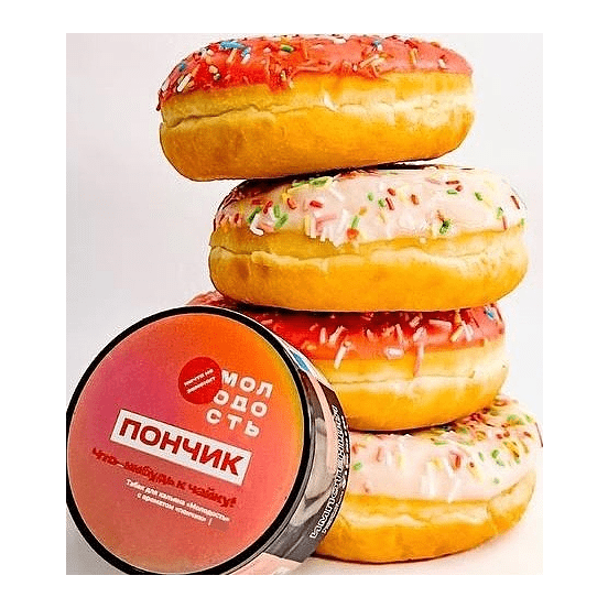 Табак Молодость - Что-нибудь к Чайку! (Пончик, 100 грамм) купить в Санкт-Петербурге