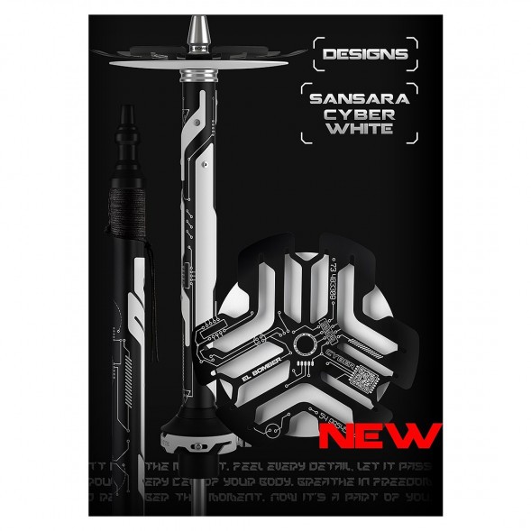 Кальян El Bomber - Sansara Cyber White (Линейка &amp;quot;Designs&amp;quot;, Без Колбы) купить в Санкт-Петербурге