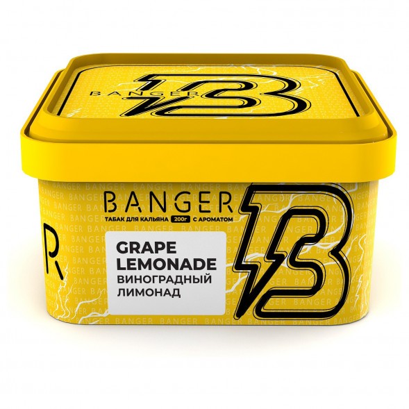 Табак Banger - Grape Lemonade (Виноградный Лимонад, 200 грамм) купить в Санкт-Петербурге