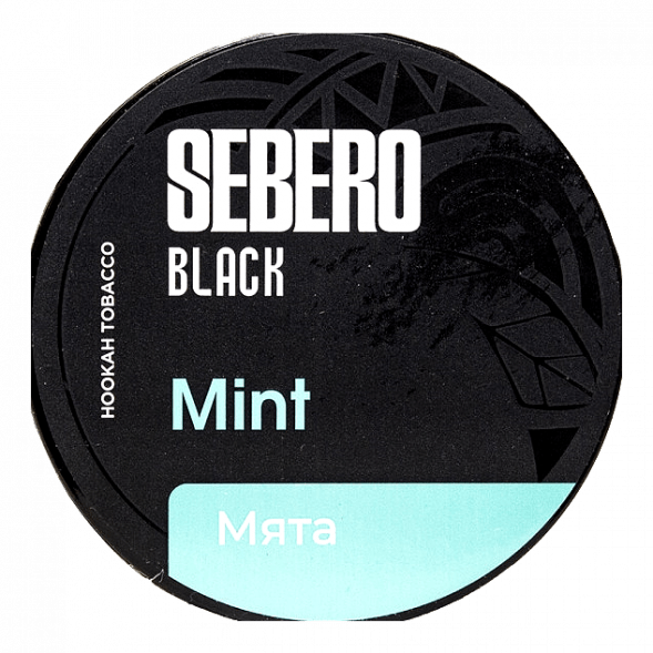 Табак Sebero Black - Mint (Мята, 200 грамм) купить в Санкт-Петербурге