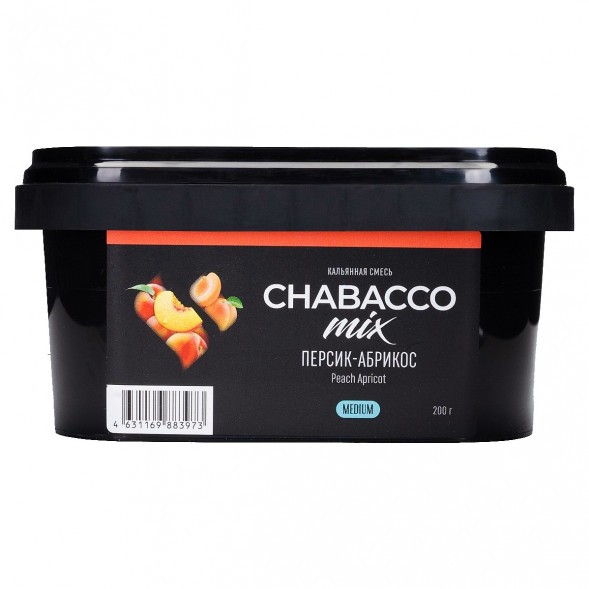 Смесь Chabacco MIX MEDIUM - Peach Apricot (Персик - Абрикос, 200 грамм) купить в Санкт-Петербурге