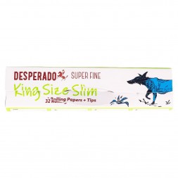 Бумага для самокруток Desperado - Super Fine King Size Slim Tips (32 штук)