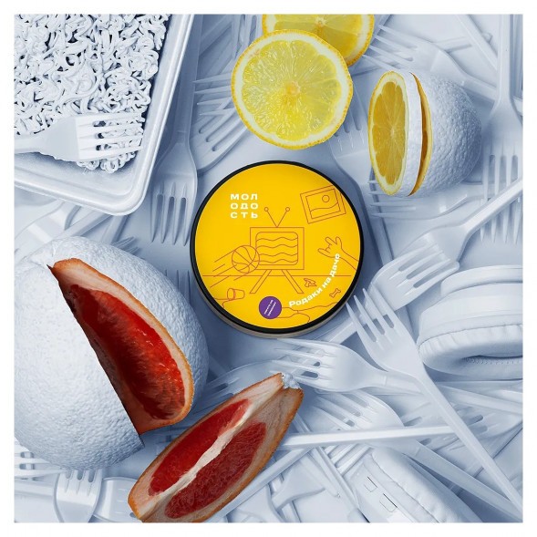 Табак Молодость - Родаки на Даче (Грейпфрут и Лимон, 100 грамм) купить в Санкт-Петербурге