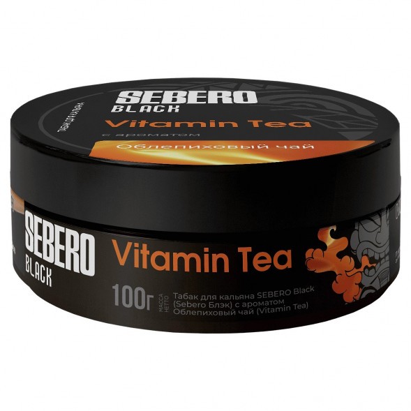 Табак Sebero Black - Vitamin Tea (Облепиховый Чай, 100 грамм) купить в Санкт-Петербурге