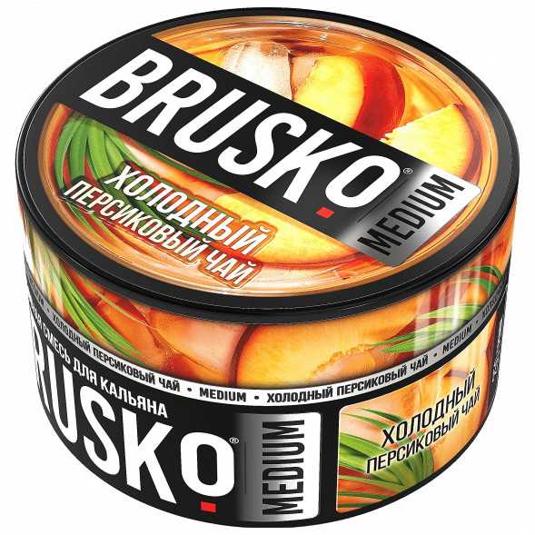 Смесь Brusko Medium - Холодный Персиковый Чай (250 грамм) купить в Санкт-Петербурге