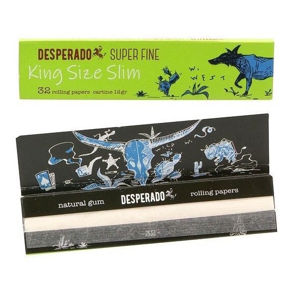 Бумага для самокруток Desperado - Super Fine King Size Slim (32 штук) купить в Санкт-Петербурге